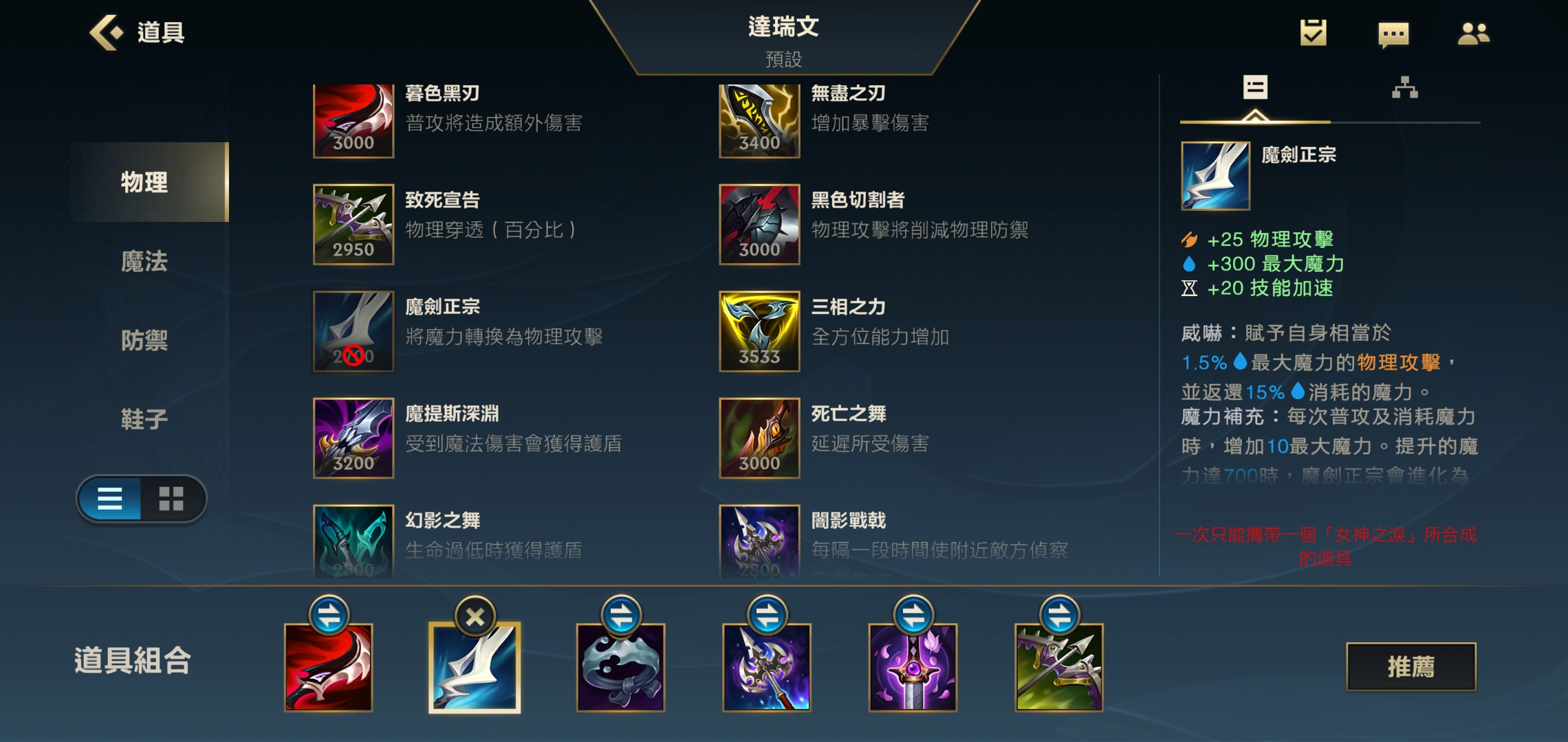 lol英雄出装,英雄联盟出装表