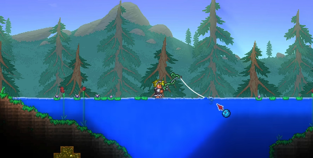 泰拉瑞亚钓鱼可以钓出什么