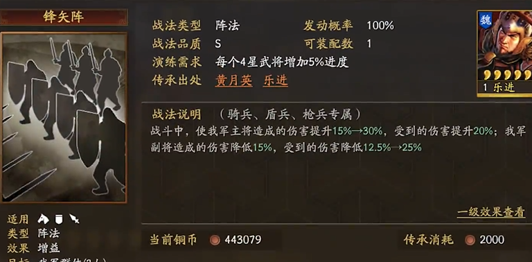 三国志战略版什么阵法克制张飞