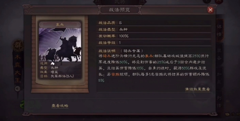 三国志战略版木鹿大王带什么战法