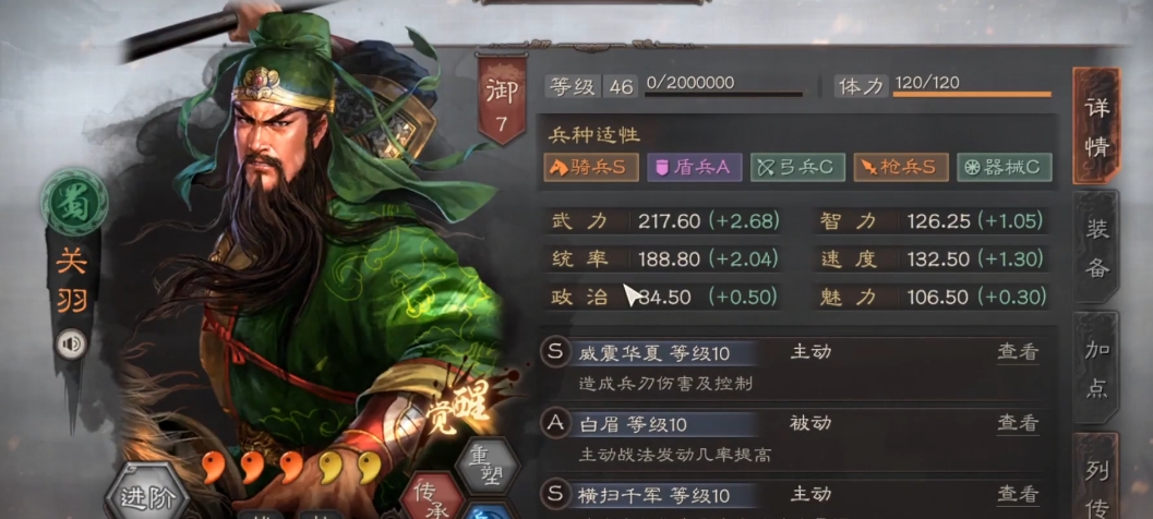 三国志战略版五虎能打什么