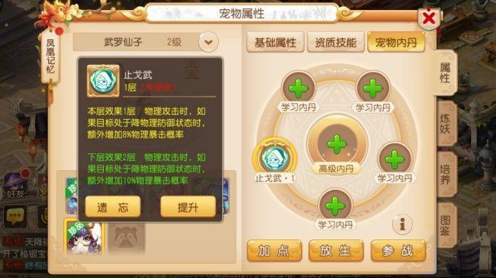 梦幻西游手游血bb带什么内丹