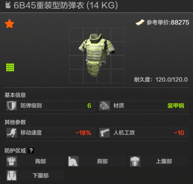 暗区突围哪个六甲最好