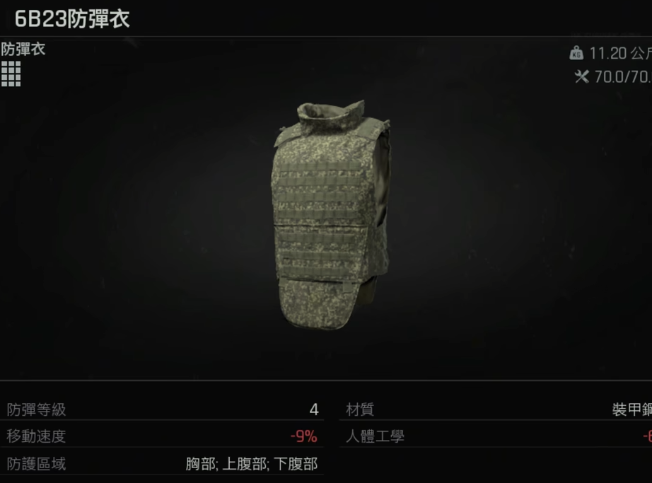 暗区突围哪个4甲最硬