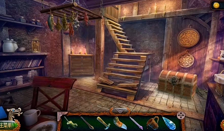 密室逃脱18圆形把手按在哪里