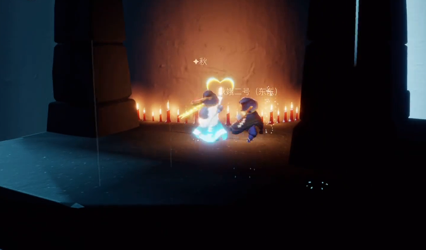 光遇两个人怎么原地旋转