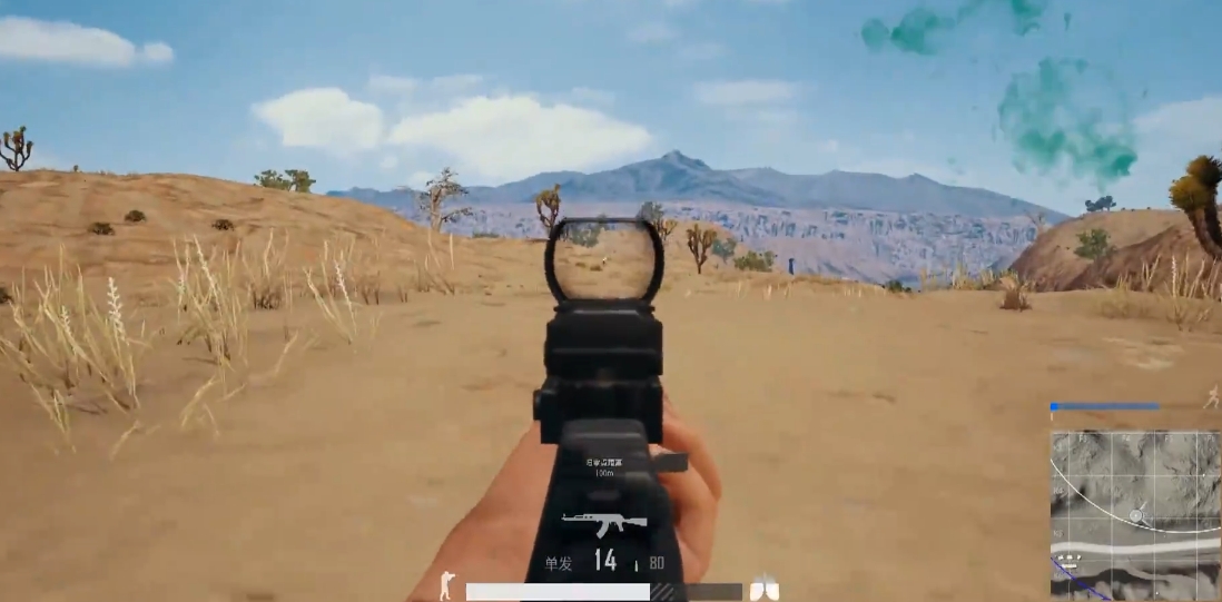 绝地求生沙漠地图如何快速开镜