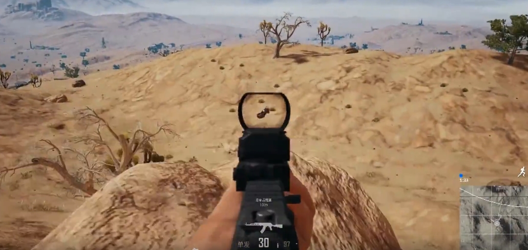 绝地求生沙漠地图如何快速开镜
