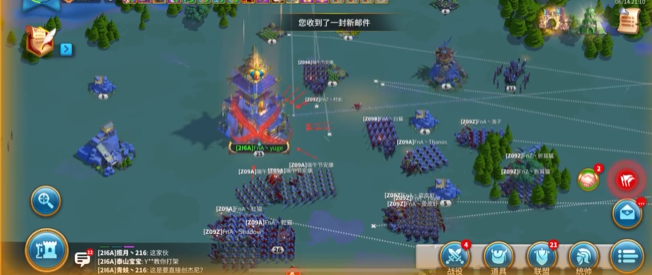 万国觉醒敌人在领土里怎么打