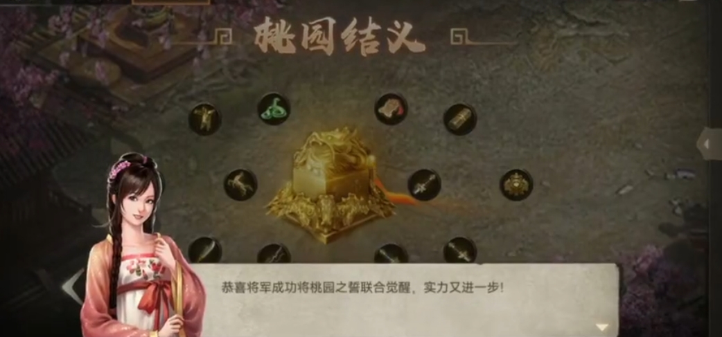 攻城掠地桃园之誓觉醒穿什么套