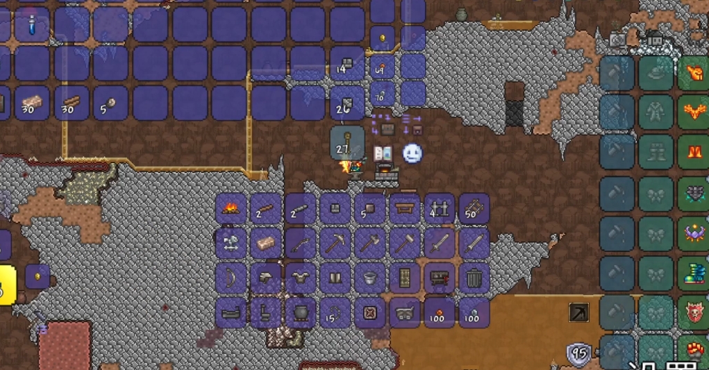 泰拉瑞亚怎么把装备合成