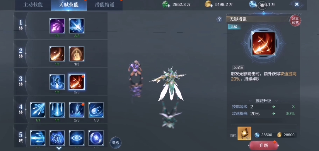 全民奇迹2弓手技能什么属性